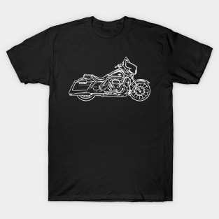 Motorcycle art: street glide T-Shirt